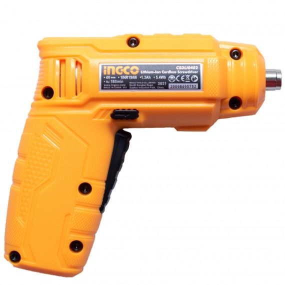 ШУРУПОВЁРТ/ОТВЁРТКА АКУМУЛЯТОРНЫЙ LI-ION 4B INGCO CSDLI0402