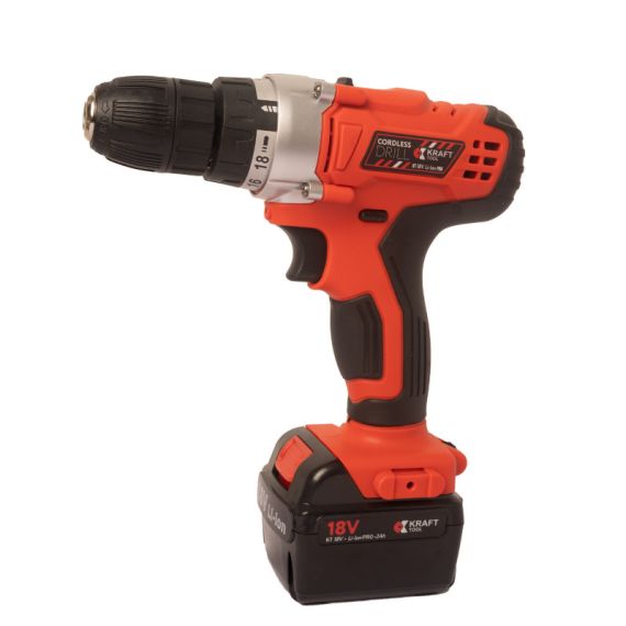 ШУРУПОВЁРТ АККУМУЛЯТОРНЫЙ KRAFTTOOL KT18V PRO LI-ION