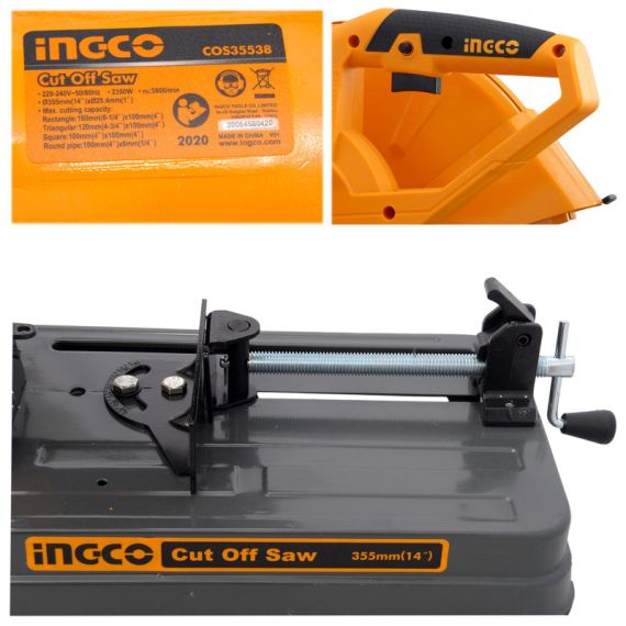 ТОРЦОВОЧНАЯ ПИЛА ПО МЕТАЛУ, INGCO COS35538