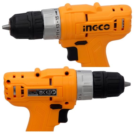 ШУРУПОВЕРТ АККУМУЛЯТОРНЫЙ INGCO CDLI1211 LI-ION 12V/1.5A