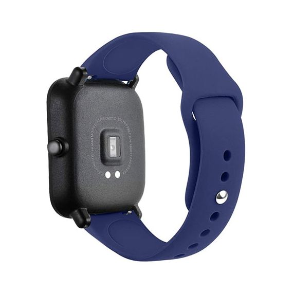 РЕМЕШОК ДЛЯ AMAZFIT STRAP SILICON 20MM NAVY BLUE