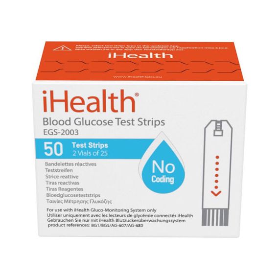 ТЕСТЫ ДЛЯ IHEALTH BLOOD GLUCOSE METER