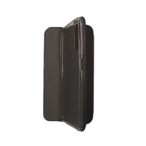 FLIP CASE SMOOTH/PLAIN LEATHER FOR XIAOMI BLACK