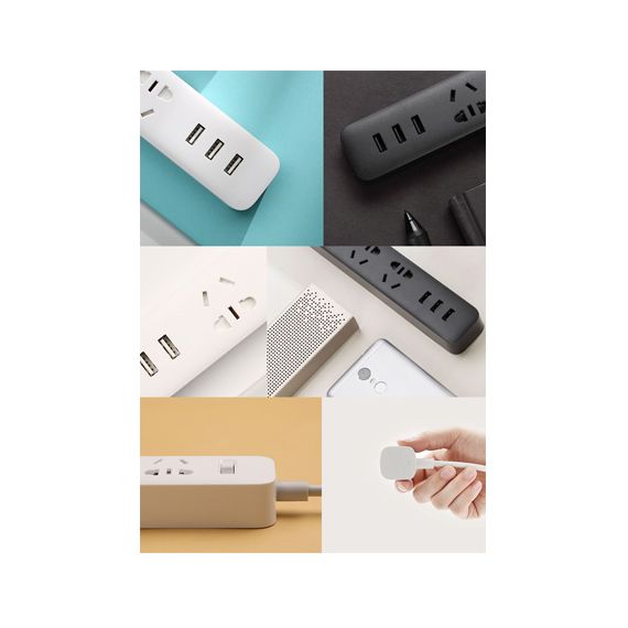 УДЛИНИТЕЛЬ POWER STRIP 3 USB БЕЛЫЙ