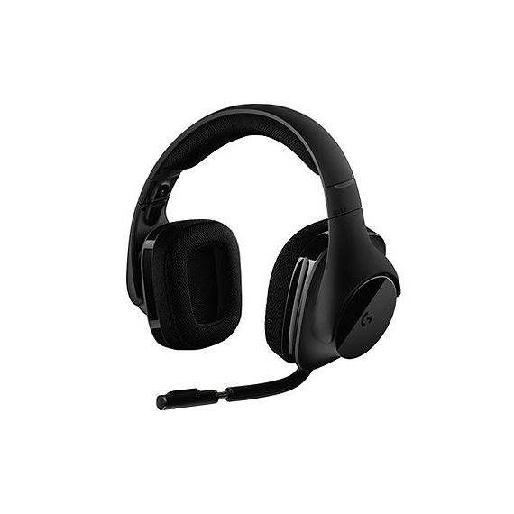 LOGITECH G533 WIRELESS 7.1 SURROUND GAMING HEADSET, 40MM PRO-G DRIVER, HEADSET: 20HZ-20KHZ, MICROPHONE: 100HZ-20KHZ, BATTERY LIFE: 15 HOURS, 981-000634 (CASTI CU MICROFON/НАУШНИКИ С МИКРОФОНОМ)
