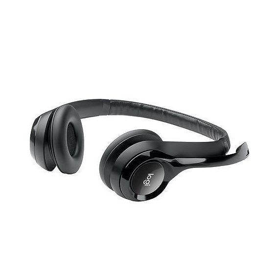 НАУШНИКИ С МИКРОФОНОМ LOGITECH H390 BLACK USB HEADSET, HEADSET: 20HZ-20KHZ, MICROPHONE: 100HZ-10KHZ, 2.4M CABLE, 981-000406