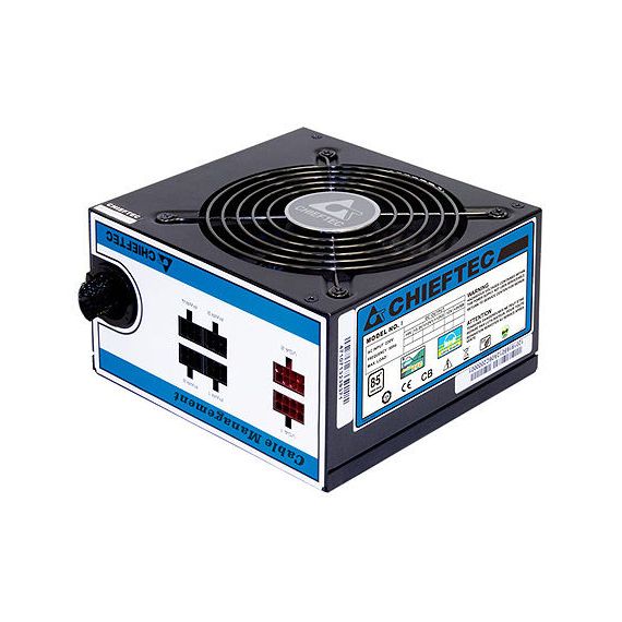 БЛОК ПИТАНИЯ 750W ATX POWER SUPPLY CHIEFTEC CTG-750C, 750W, 120MM SILENT FAN, 85 PLUS, ATX 12V 2.3, EPS 12V, CABLE MANAGEMENT, ACTIVE PFC (POWER FACTOR CORRECTION)
