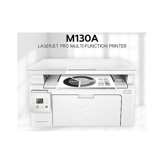 HP LASERJET PRO MFP M130A MONO PRINTER/COPIER/COLOR SCANNER, A4, UP TO 600 X 600 DPI, HP FASTRES 1200 (1200 DPI QUALITY), 22 PPM, 128MB, USB 2.0, CARTRIDGE CF217A HP 17A(1600 PAGES), STARTER CARTRIDGE 700 PAGES