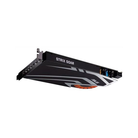 ВНУТРЕННЯЯ ЗВУКОВАЯ КАРТА ASUS STRIX SOAR 7.1 PCIE GAMING SOUND CARD WITH AN AUDIOPHILE-GRADE DAC AND 116DB SNR, PCI EXPRESS, RETAIL (PLACA DE SUNET INTERNA/ВНУТРЕННЯЯ ЗВУКОВАЯ КАРТА)