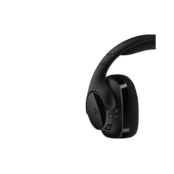 LOGITECH G533 WIRELESS 7.1 SURROUND GAMING HEADSET, 40MM PRO-G DRIVER, HEADSET: 20HZ-20KHZ, MICROPHONE: 100HZ-20KHZ, BATTERY LIFE: 15 HOURS, 981-000634 (CASTI CU MICROFON/НАУШНИКИ С МИКРОФОНОМ)