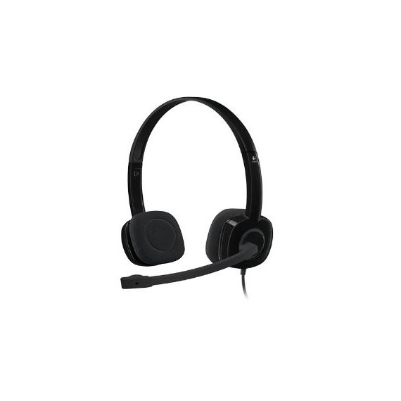 НАУШНИКИ LOGITECH H151 STEREO HEADSET, HEADPHONE: 20HZ-20KHZ, MICROPHONE: 100HZ-6.5KHZ, 1.8M CABLE, 981-000589