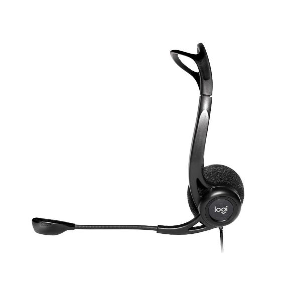НАУШНИКИ С МИКРОФОНОМ LOGITECH 960 BLACK USB PC STEREO HEADSET, HEADSET: 20-20,000 HZ, MIC: 100-16,000 HZ, 2.4M, 981-000100 (CASTI CU MICROFON/НАУШНИКИ С МИКРОФОНОМ)