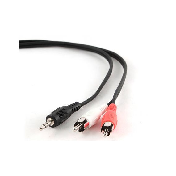 GEMBIRD CCA-458 AUDIO 3.5MM STEREO PLUG TO 2 PHONO PLUGS 1.5 METER CABLE (CABLU AUDIO /КАБЕЛЬ АУДИО)