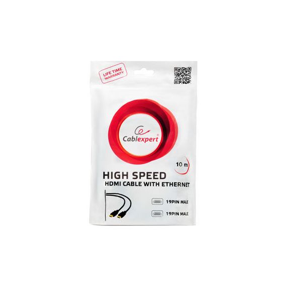 GEMBIRD CC-HDMI4-15M CABLE HDMI TO HDMI 15.0M GEMBIRD MALE-MALE, V1.4, BLACK, BULK