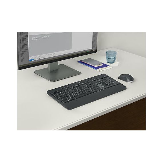 КЛАВИАТУРА+МЫШЬ LOGITECH MK540 BLACK ADVANCED WIRELESS MOUSE + KEYBOARD BUNDLE, 2.4 GHZ RF, USB, 920-008686 (SET FARA FIR TASTATURA+MOUSE/БЕСПРОВОДНОЙ КОМПЛЕКТ КЛАВИАТУРА+МЫШЬ)