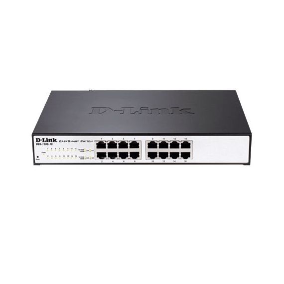 D-LINK DGS-1100-16/B2A L2 SMART SWITCH WITH 16 10/100/1000BASE-T PORTS