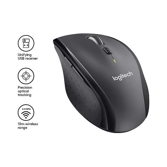 МЫШЬ БЕСПРОВОДНАЯ LOGITECH M705 MARATHON WIRELESS MOUSE, USB 910-001949