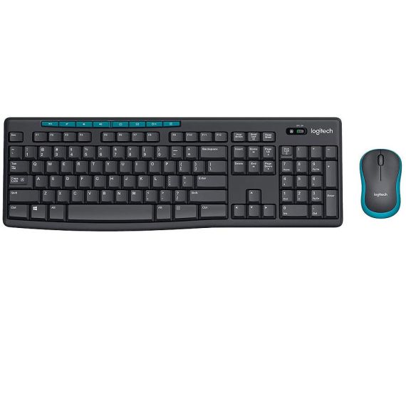 КЛАВИАТУРА+МЫШЬ LOGITECH WIRELESS DESKTOP MK275 BLACK WIRELESS KEYBOARD + MOUSE COMBO, 2.4 GHZ, 920-008535
