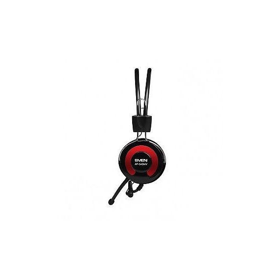 SVEN AP-545MV HEADPHONES WITH MICROPHONE, HEADSET: 20-20,000 HZ, MICROPHONE: 50-16,000 HZ, 2.2M
