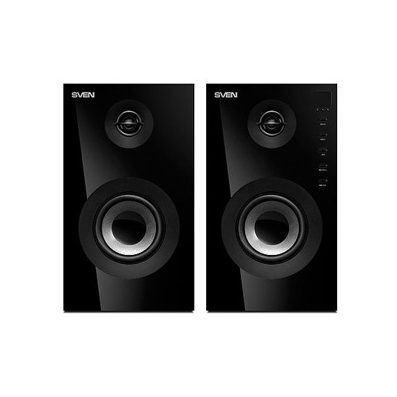 ACTIVE SPEAKERS SVEN SPS-615 BLACK, RMS 20W, 2X10W, BLUETOOTH, USB PORT, SD SLOT, ДЕРЕВО/LEMN (BOXE SISTEM ACUSTIC/КОЛОНКИ АКУСТИЧЕСКАЯ СИСИТЕМА), WWW, WWW