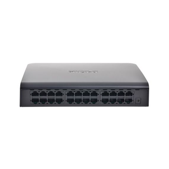D-LINK DES-1024A/E1B L2 UNMANAGED SWITCH WITH 24 10/100BASE-TX PORTS, 8K MAC ADDRESS, AUTO-SENSING, PLASTIC CASE (RETELISTICA SWITCH/СЕТЕВОЙ КОММУТАТОР)