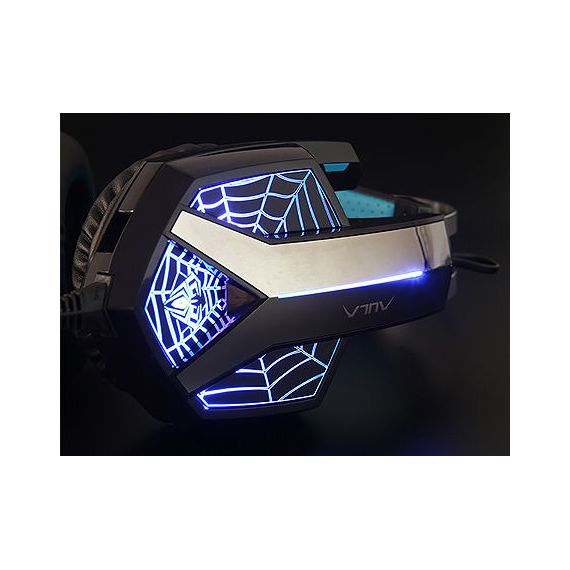 AULA STORM GAMING HEADSET, 20 HZ - 20 KHZ, 110+/-3 DB, 32 OHM, MICROPHONE: -32 DB ± 3 DB, 2M, 2X3.5MM + USB