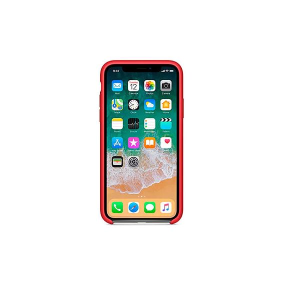 850014 HUSA SCREEN GEEKS ORIGINAL CASE DESIGN FOR APPLE IPHONE XS, RED