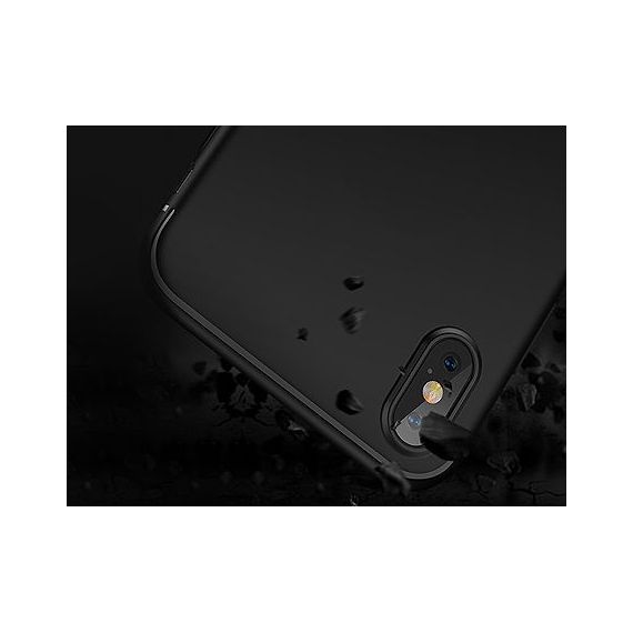340019 HUSA SCREEN GEEKS SOLID APPLE IPHONE X, BLACK (ЧЕХОЛ НАКЛАДКА В АСОРТИМЕНТЕ ДЛЯ СМАРТФОНОВ APPLE IPHONE)