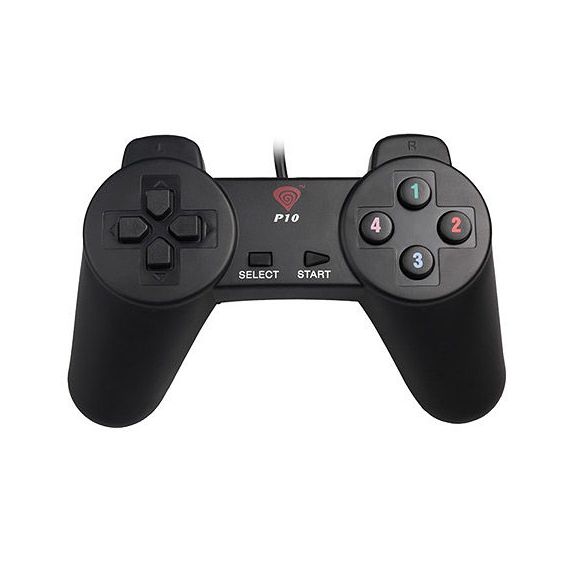 GENESIS P10 GAMEPAD, 8-WAY CONTROLLER, 12 BUTTONS, FOR PC, 1.8M CABLE, USB 2.0