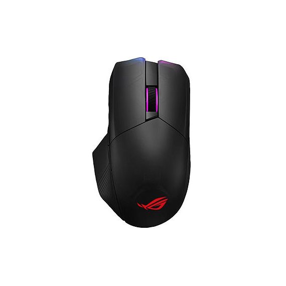 ASUS ROG CHAKRAM RGB WIRELESS GAMING MOUSE, QI CHARGING, PROGRAMMABLE JOYSTICK, WIRED/2.4GHZ/BLUETOOTH, 16000 DPI SENSOR, AURA SYNC LIGHTING