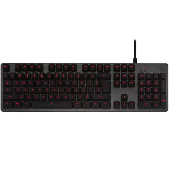 КЛАВИАТУРА LOGITECH G413 CARBON BACKLIT MECHANICAL GAMING KEYBOARD, BACKLIGHTING RED LED, USB, GAMER, 920-008309