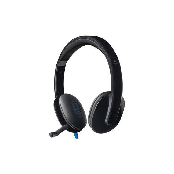 LOGITECH USB HEADSET H540, HEADSET: 20HZ-20KHZ, MICROPHONE: 100HZ-10KHZ, 2.5M CABLE, 981-000480