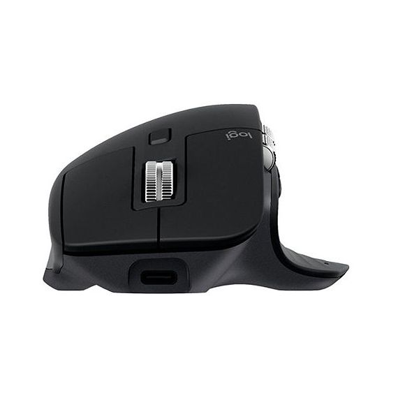 LOGITECH MX MASTER 3 BLACK WIRELESS MOUSE, 2.4GHZ WIRELESS+BLUETOOTH, DARKFIELD HIGH PRECISION, USB UNIFYING RECEIVER, RECHARGEABLE LI-PO (500 MAH) BATTERY, 910-005710 (MOUSE FARA FIR/БЕСПРОВОДНАЯ МЫШЬ)