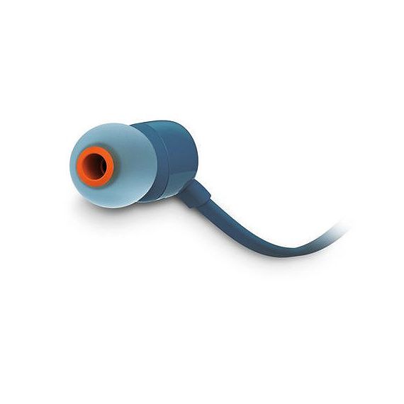 JBL T110 BLUE IN-EAR HEADPHONES, 20HZ-20KHZ, MICROPHONE, REMOTE, CABLE, JBLT110BLU
