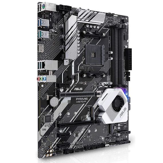 МАТЕРИНСКАЯ ПЛАТА ASUS PRIME X570-P AMD X570, AM4, DUAL DDR4 5100MHZ, 1XPCI-E 4.0 X16, 1XPCI-E 3.0 X16, HDMI 2.1, USB 3.2, SATA RAID 6GB/S, 2XM.2 X4 SOCKET, 64GB/S PCIE 4.0 X4, SB 8-CH., GIGABIT LAN, AURA SYNC RGB
