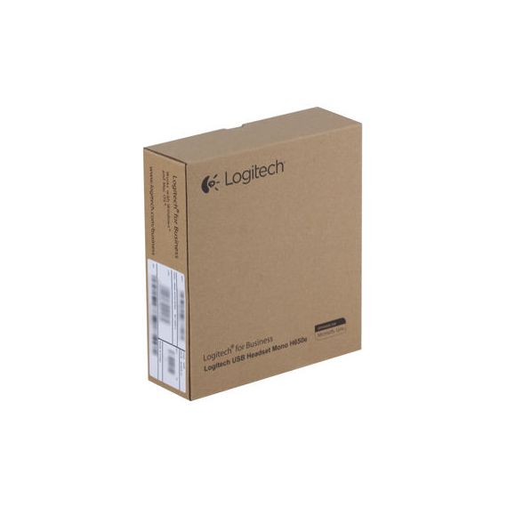 LOGITECH USB HEADSET MONO H650E, HEADSET: 50HZ-10KHZ, MICROPHONE: 100HZ-10KHZ, 2.5M CABLE, 981-000514