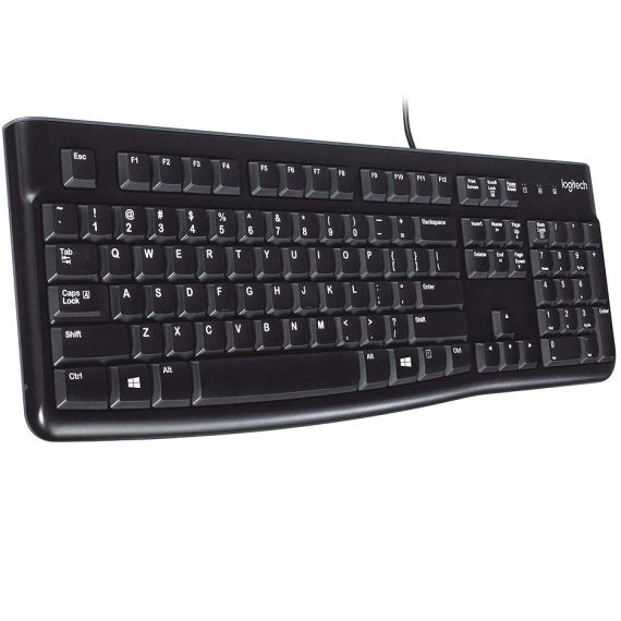 КЛАВИАТУРА LOGITECH K120 BLACK, KEYBOARD FOR BUSINESS, USB, 920-002522