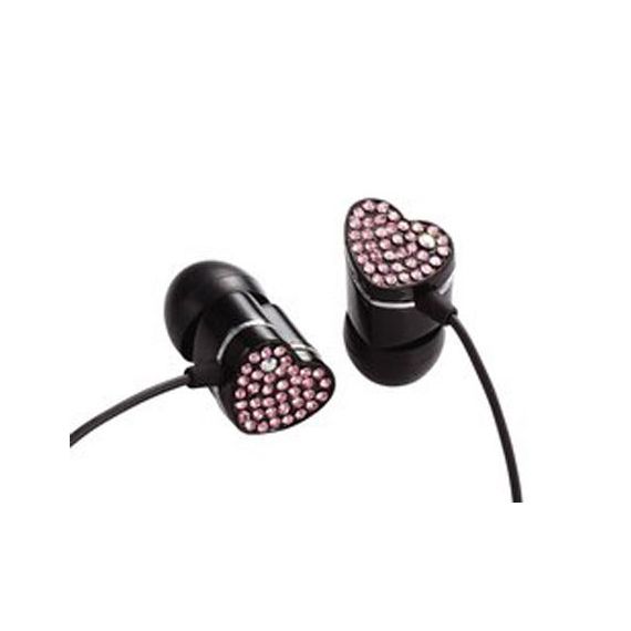 E11002 ELECOM HEART "GEM DROPS" JEWEL TYPE STEREO HEADPHONES -