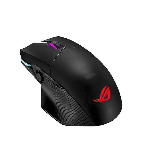ASUS ROG CHAKRAM RGB WIRELESS GAMING MOUSE, QI CHARGING, PROGRAMMABLE JOYSTICK, WIRED/2.4GHZ/BLUETOOTH, 16000 DPI SENSOR, AURA SYNC LIGHTING