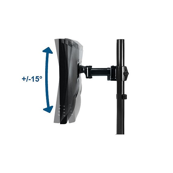 ARCTIC Z1 BASIC MONITOR ARM FOR 1 MONITOR, 13"-43", +90