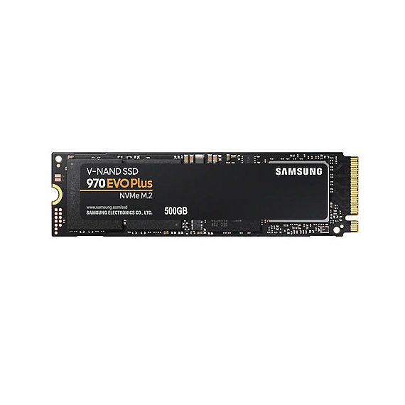 500GB SSD NVME M.2 GEN3 X4 TYPE 2280 SAMSUNG 970 EVO PLUS MZ-V7S500BW, READ 3500MB/S, WRITE 3200MB/S