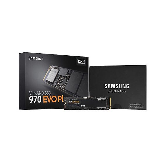 500GB SSD NVME M.2 GEN3 X4 TYPE 2280 SAMSUNG 970 EVO PLUS MZ-V7S500BW, READ 3500MB/S, WRITE 3200MB/S