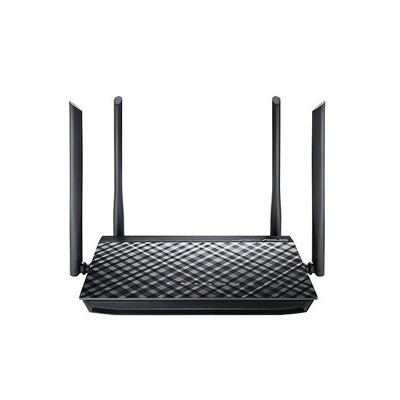 ASUS RT-AC1200 V2, DUAL-BAND WIRELESS-AC1200 ROUTER, 2.4GHZ/5GHZ FOR UP TO SUPER-FAST 1167MBPS, EXTERNAL ANTENNA X 4, WAN:1XRJ45 LAN: 4XRJ45 10/100, FIREWALL