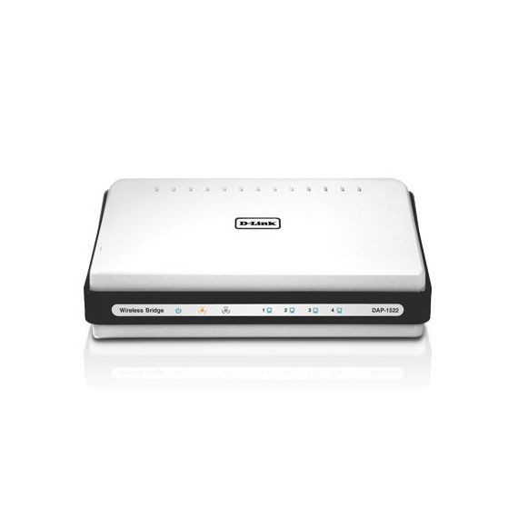 D-LINK DAP-1522/E 802.11N DUALBAND HIGH-SPEED BRIDGE/AP, 802.11A/B/G/N COMPATIBLE 2.4/5GHZ, 4 10/100/1000BASE-TX (PUNCT DE ACCESS WIFI/БЕСПРОВОДНАЯ ТОЧКА ДОСТУПА МОСТ WIFI)