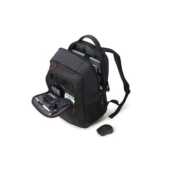 DICOTA D31719 BACKPACK GAIN WIRELESS MOUSE KIT 15.6" BLACK + WIRELESS MOUSE (RUCSAC LAPTOP/РЮКЗАК ДЛЯ НОУТБУКА)