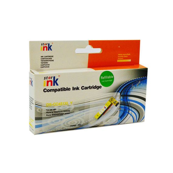 IMPRESO IMP-CLI451Y YELLOW XL REFILLABLE CANON IP7240/MG5440/5540/6440/IX6840/MX924, W/CHIP