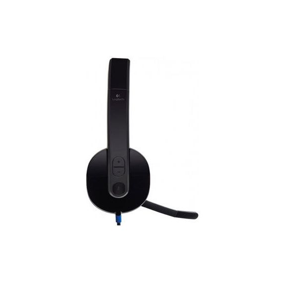 LOGITECH USB HEADSET H540, HEADSET: 20HZ-20KHZ, MICROPHONE: 100HZ-10KHZ, 2.5M CABLE, 981-000480
