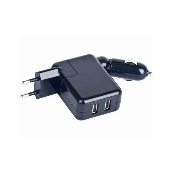 GEMBIRD MP3A-UC-ACCAR2 USB TRAVEL CHARGER FOR TABLETS, PHONES, MP3 PLAYERS, POWER OUTPUT: 5 V/ 2 A