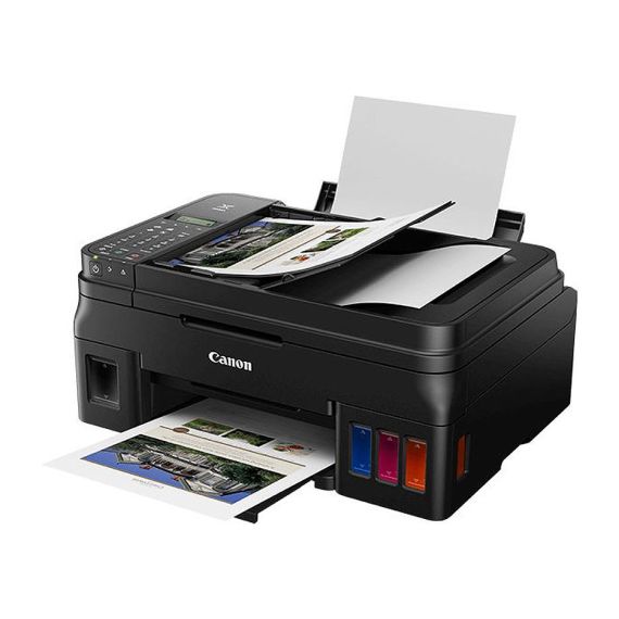МФУ СТРУЙНОЕ MFD CISS CANON PIXMA G4411, COLOR PRINTER/SCANNER/COPIER/FAX/WI-FI, ADF(20-SHEET), A4, PRINT 4800X1200DPI_2PL, SCAN 600X1200DPI, ESAT 12.2/8.7 IPM,64-275?/?2, LCD DISPLAY_6.2CM,USB 2.0, 4 INK TANKS: GI-490BK,GI-490C,GI-490M,GI-490Y