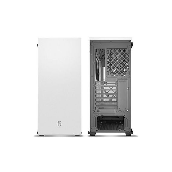 CASE MIDDLETOWER DEEPCOOL MACUBE 310 WH ATX WHITE NO PSU, SIDE TEMPERED GLASS, 2XUSB3.0/AUDIOHD X 1/MIC X 1 PRE-INSTALLED: REAR: 1X120MM FAN